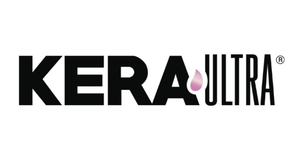 Logo Keraultra marca profesional de tratamientos capilares premium para regeneración y alisado del cabello